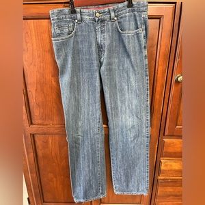 Ermenegildo Zegna Men’s Denim Straight Leg Jeans Size 35”